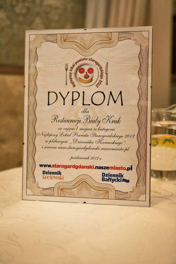Bialy Kruk Hotel Starogard Gdański Buitenkant foto